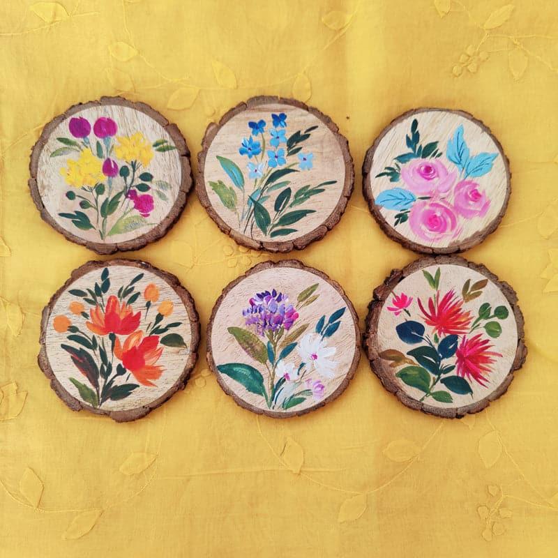 Coaster - Kaya Flora Coaster - Set Of Six