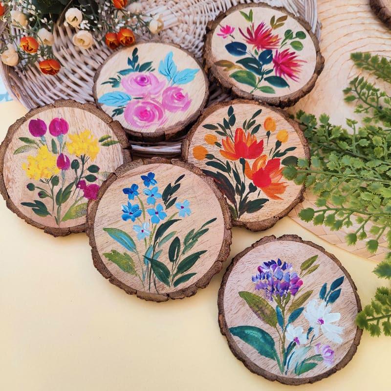 Coaster - Kaya Flora Coaster - Set Of Six