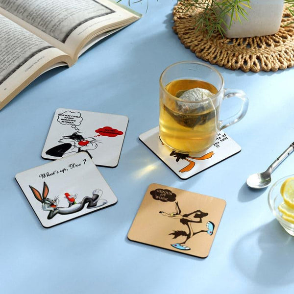 Coaster - Loony Toons Coaster - Set Of Four