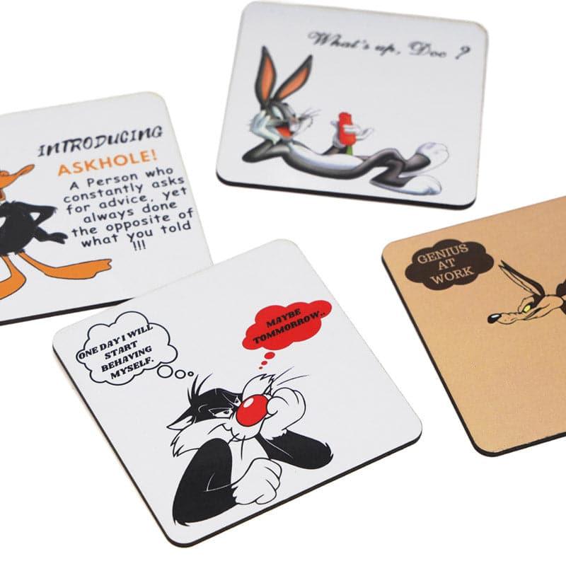 Coaster - Loony Toons Coaster - Set Of Four