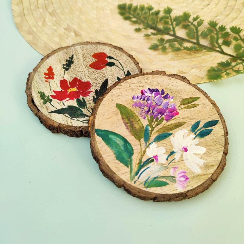 Coaster - Medusa Flora Coaster - Set Of Two