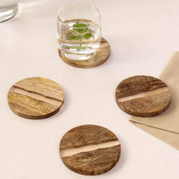 Coaster - Mesigo Wooden Coaster - Set Of Four