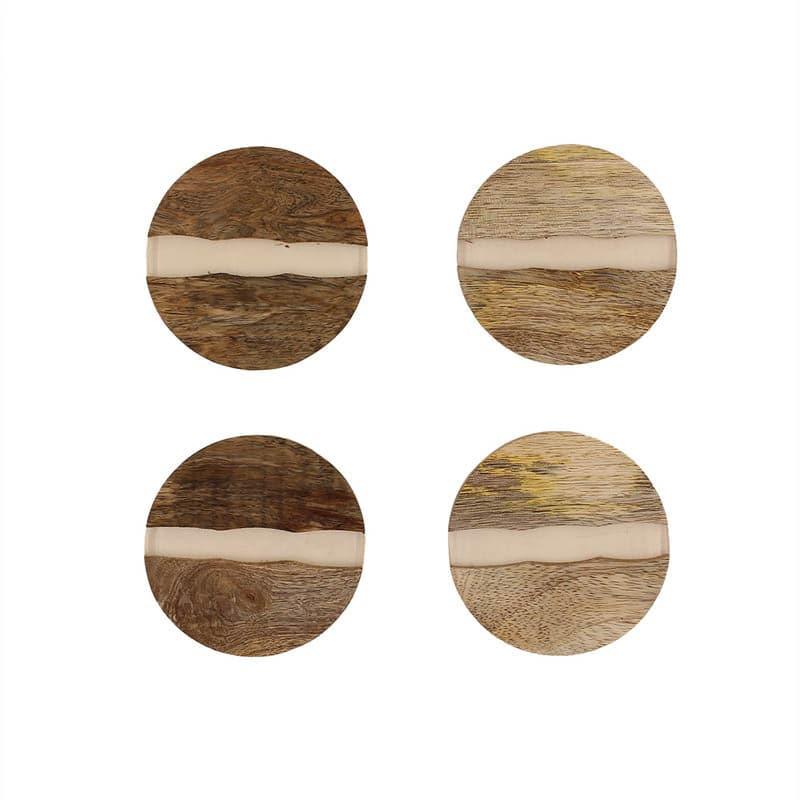 Coaster - Mesigo Wooden Coaster - Set Of Four