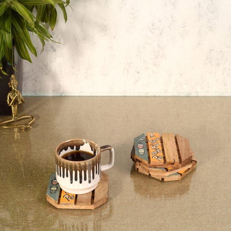 Coaster - Mikhaya Wooden Coaster - Set Of Four