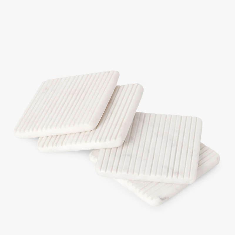 Buy Mirage Marble Coaster - Set Of Four Coasters from Vaaree