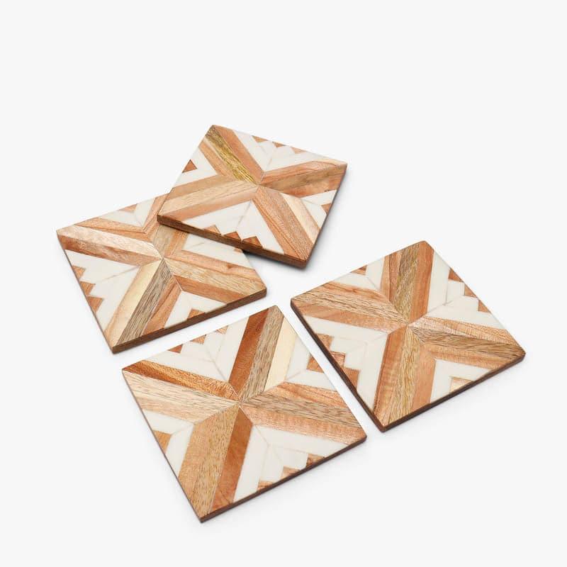 Buy Myrtle Coaster - Set Of Four Coasters from Vaaree