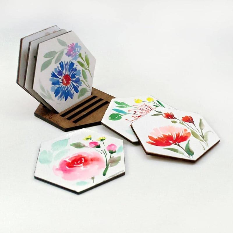 Coaster - Neju Bloom Coaster - Set Of Six