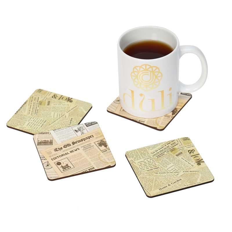 Coaster - Newspaper Edit Coaster - Set Of Four