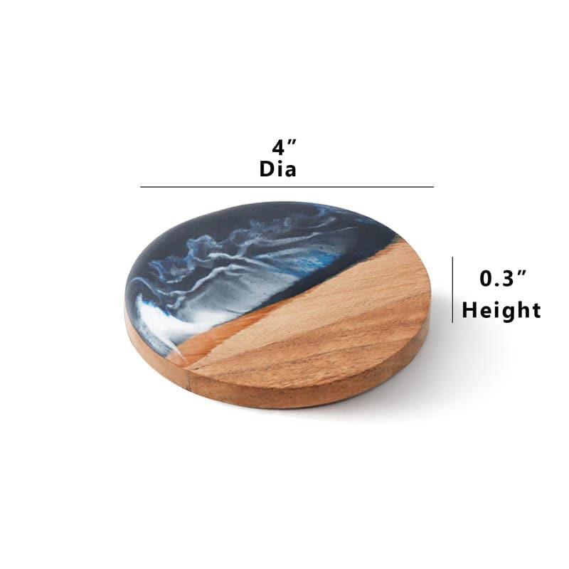 Buy Ocean Current Coaster - Set Of Four Coasters from Vaaree