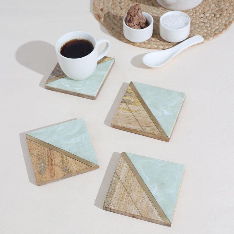 Coaster - Odette Mangowood Coaster - Set Of Four