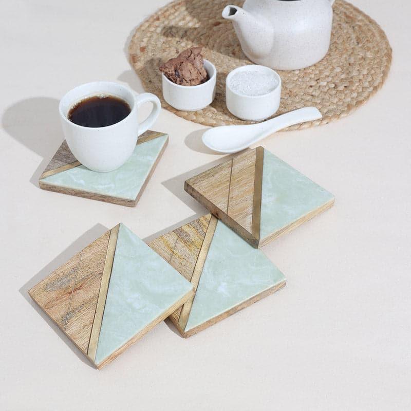 Coaster - Odette Mangowood Coaster - Set Of Four