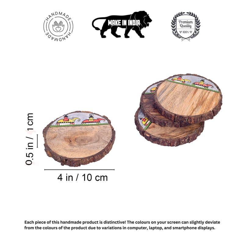 Buy Pachora Parade Coaster - Set Of Four Coasters from Vaaree