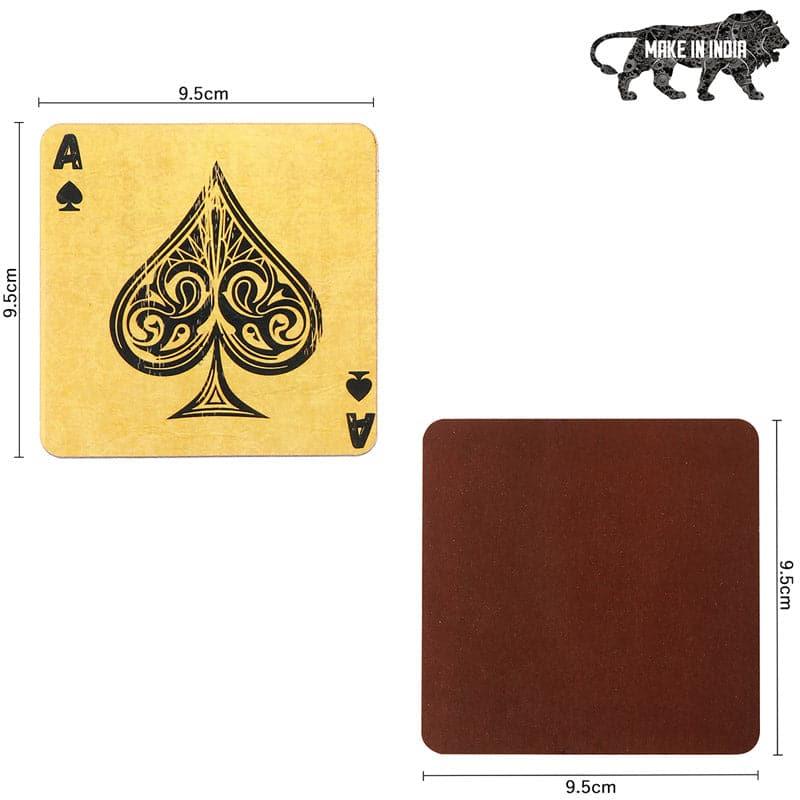 Coaster - Playing Cards Coaster - Set Of Four