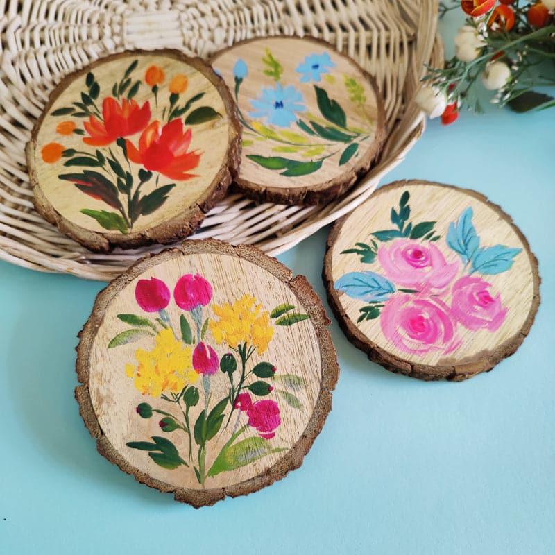 Coaster - Pruna Floral Coaster - Set Of Four