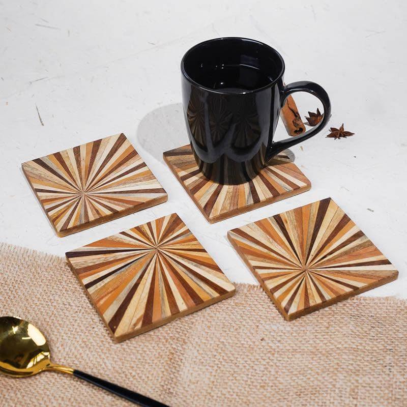 Buy Ray Ramp Coaster - Set Of Four Coasters from Vaaree