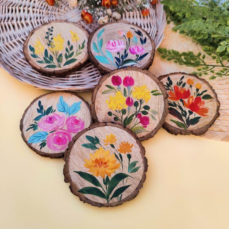 Coaster - Refo Bloom Coaster - Set Of Six