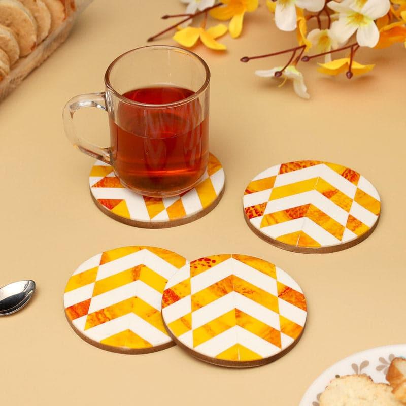 Coaster - Riva Zig Zag Coaster - Set Of Four