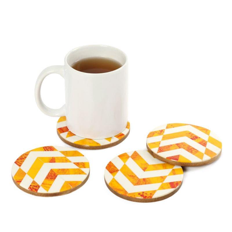 Coaster - Riva Zig Zag Coaster - Set Of Four