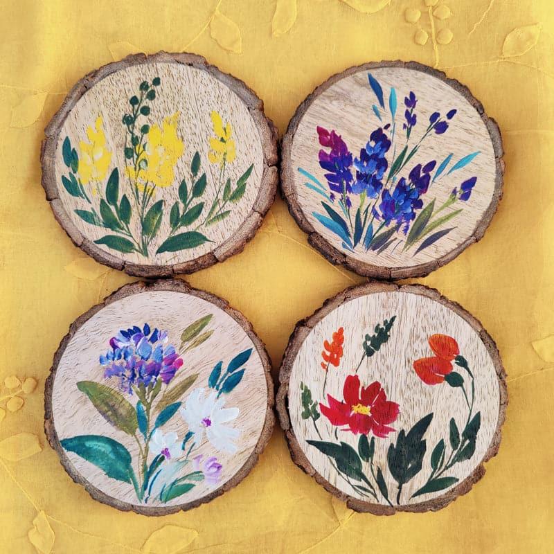 Buy Rivera Bloom Coaster - Set Of Four Coasters from Vaaree