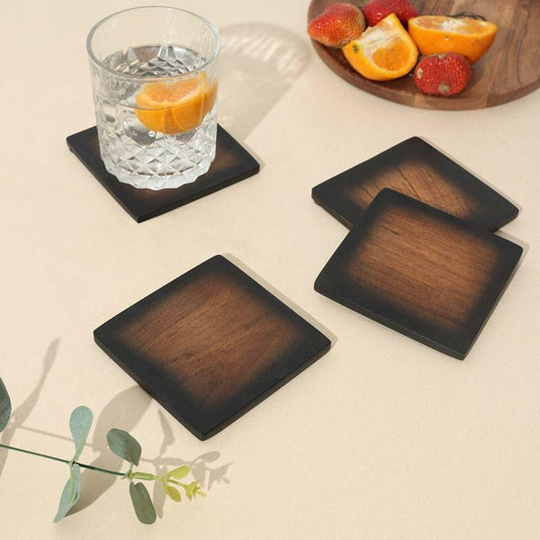 Coaster - Stefon Acacia Wood Coasters - Set Of Four