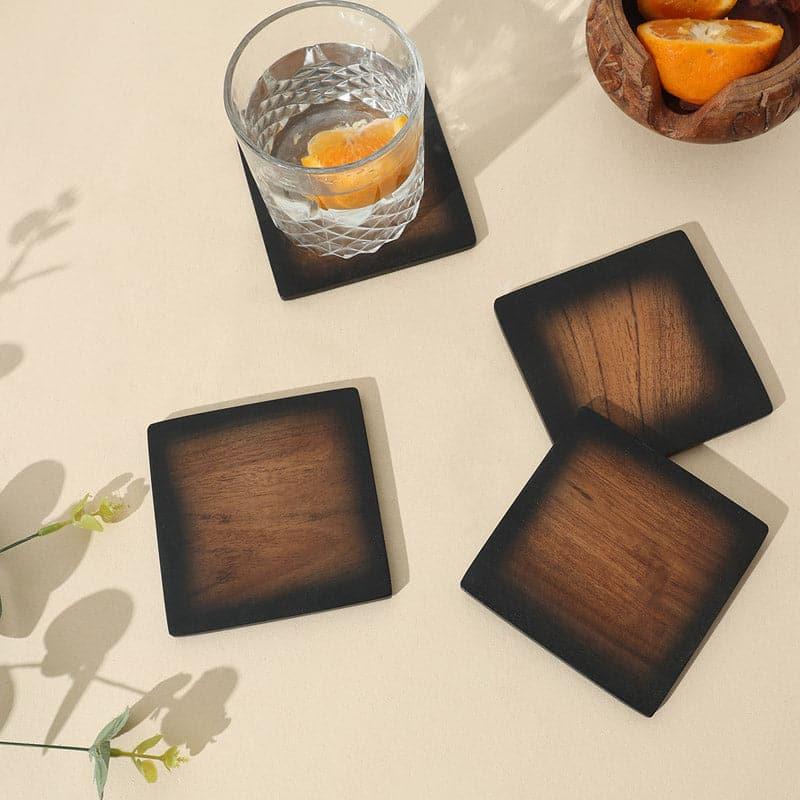 Coaster - Stefon Acacia Wood Coasters - Set Of Four