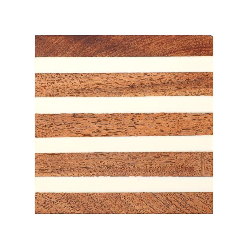 Buy Stripe Stave Coaster - Set Of Four Coasters from Vaaree