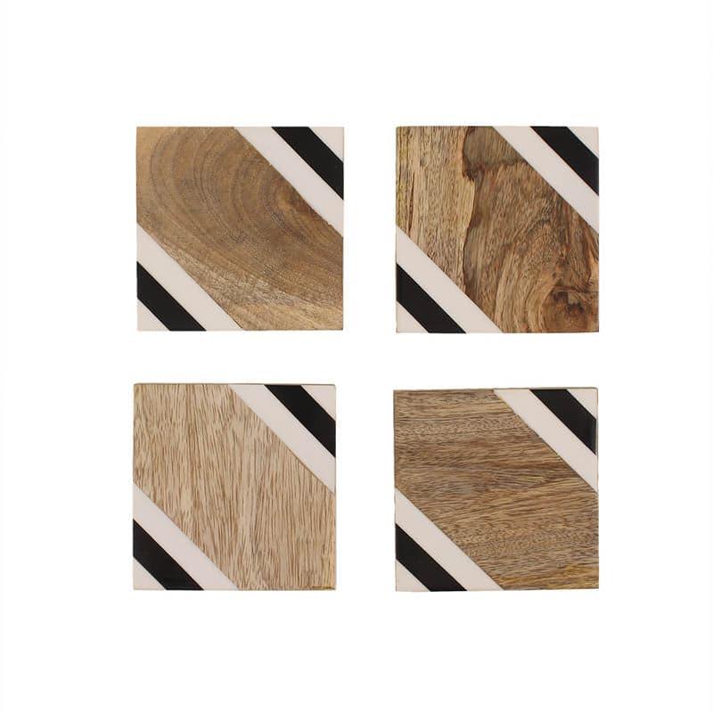 Coaster - Timberloo Wooden Coaster - Set Of Four