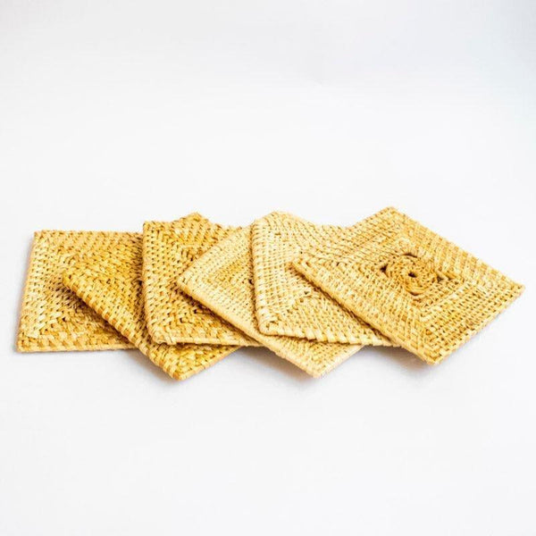 Coaster - Trishan Natural Fiber Coaster - Set Of Six