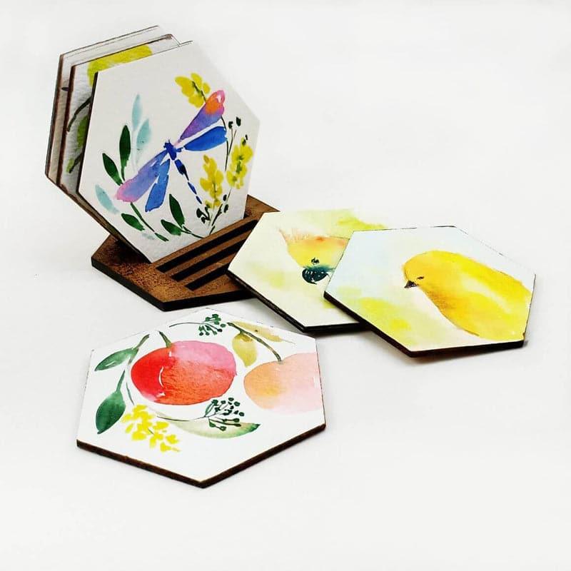 Coaster - Tryla Nature Coaster - Set Of Six