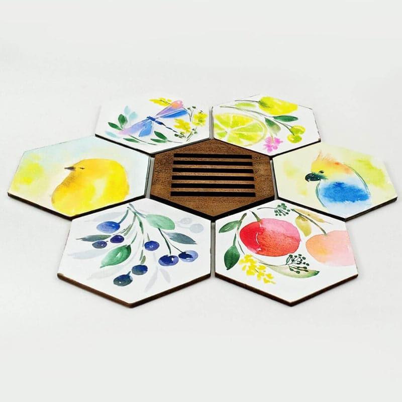 Coaster - Tryla Nature Coaster - Set Of Six