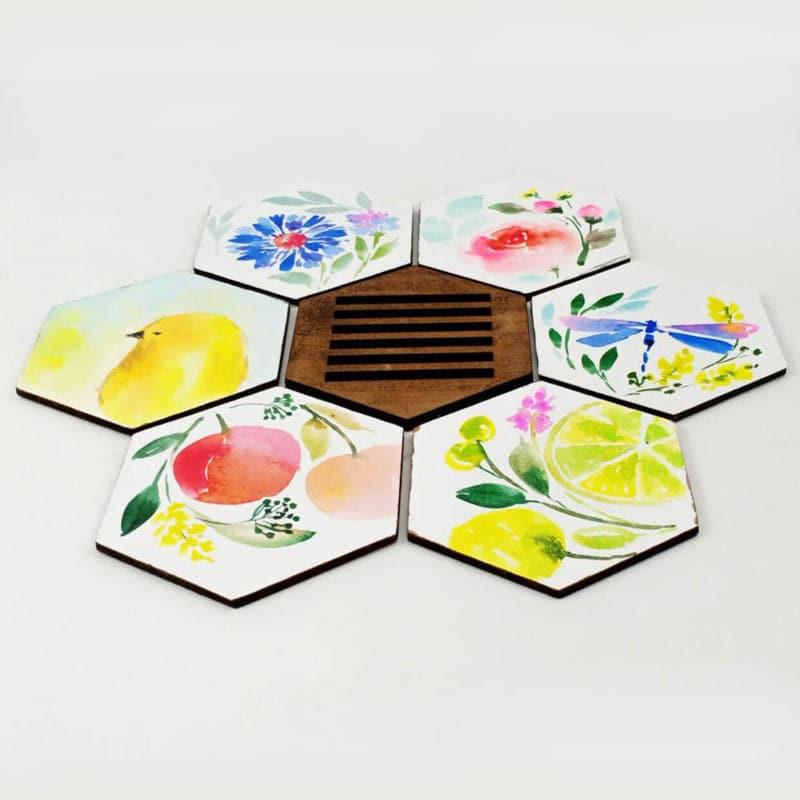 Coaster - Trysta Nature Coaster - Set Of Six