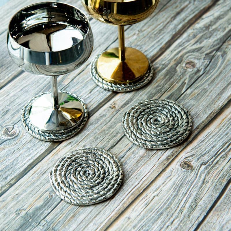 Buy Twisto Timo Coaster - Set Of Four Coasters from Vaaree