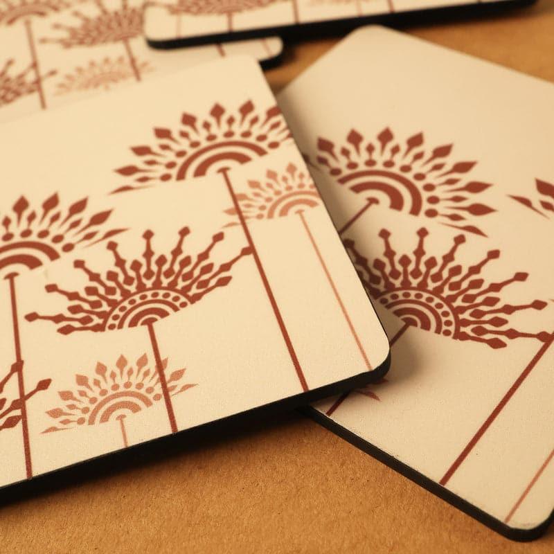 Coaster - Vadana Floral Coaster - Set Of Six