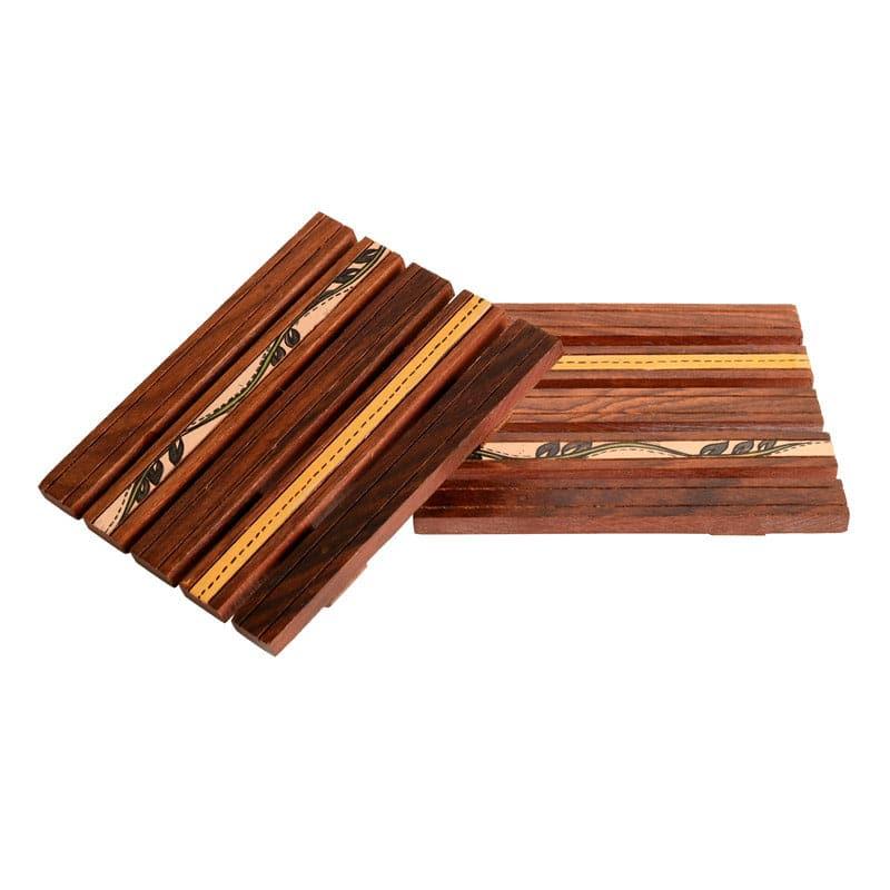 Coaster - Wood Gala Coaster - Set Of Two