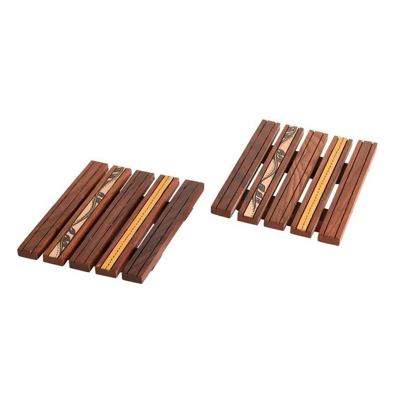 Coaster - Wood Gala Coaster - Set Of Two