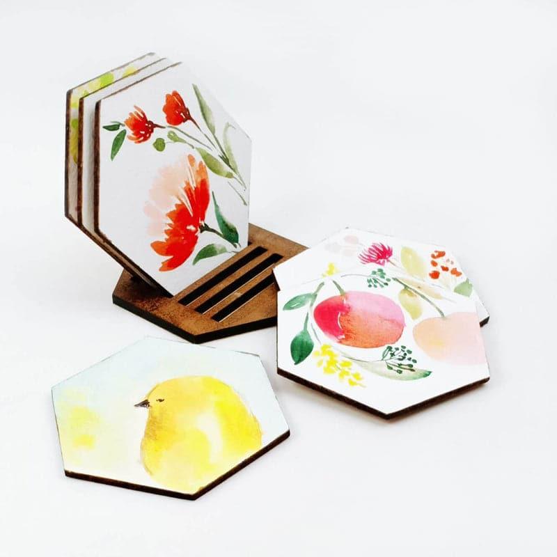 Coaster - Xeno Flora Coaster - Set Of Six