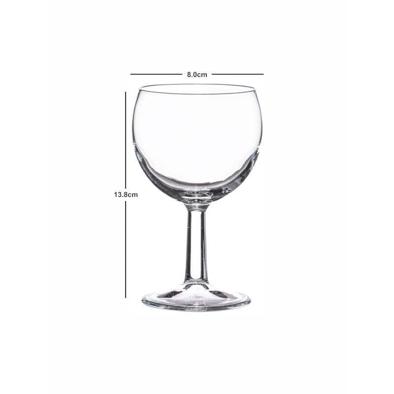 Buy Makaria Goblet Glass (255 ML) - Set Of Two Cocktail Glasses from Vaaree