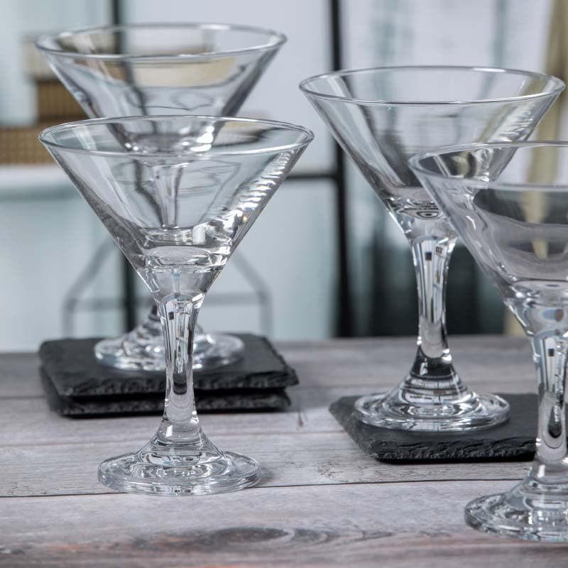 Buy Mixii Martini Glass (190 ML) - Set Of Six Cocktail Glasses from Vaaree