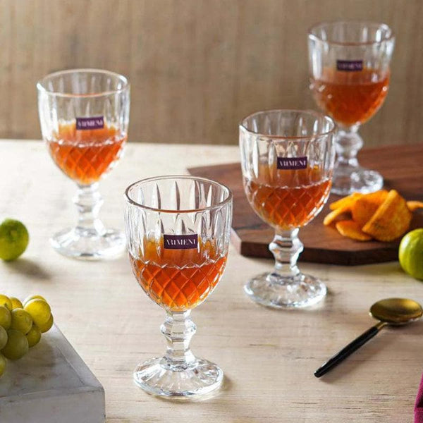 Buy Ricotta Goblet (270 ml ) - Set Of Eight Cocktail Glasses from Vaaree