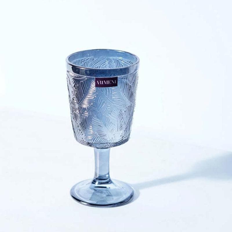 Cocktail Glasses - Surreal Embossed Goblet (270 ml ) - Set Of Four