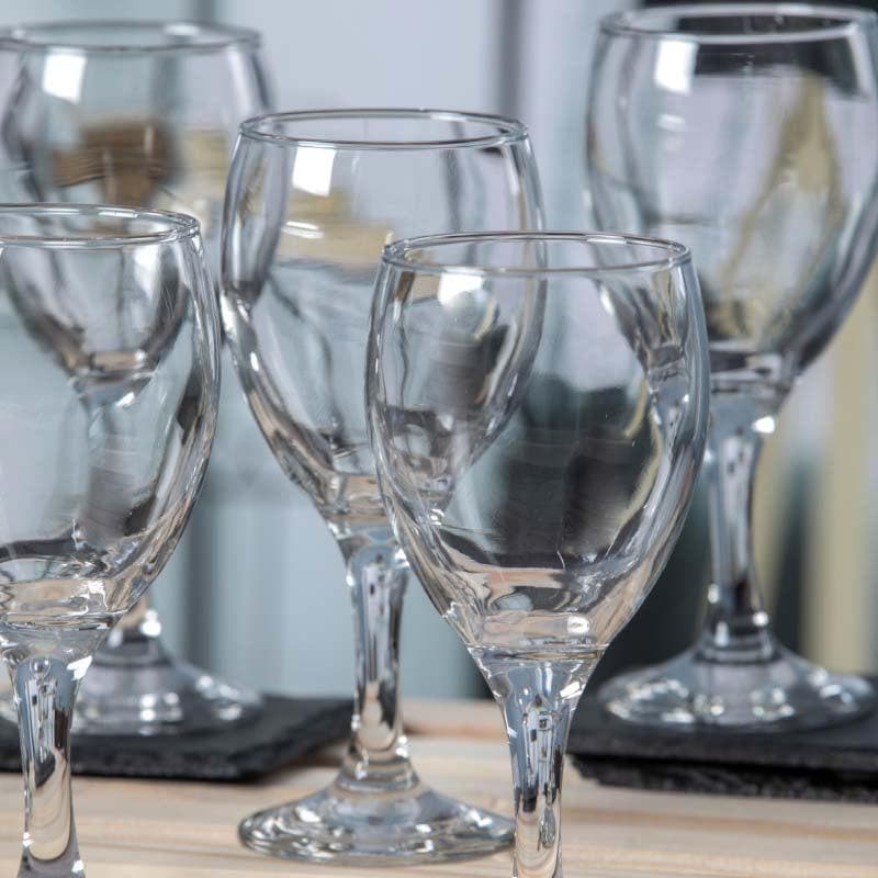 Buy Tulitip Glass Tumbler (300 ML) - Set Of Six Cocktail Glasses from Vaaree