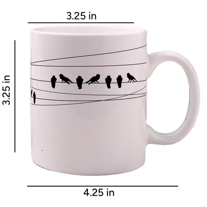 Buy Coffee Mug - Bird Bista Mug - 350 ML at Vaaree online