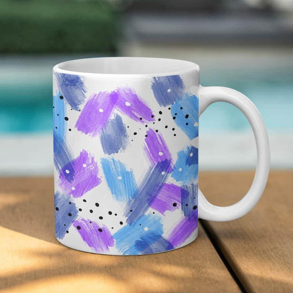 Coffee Mug - Brushstroke Glow Mug - 350 ML