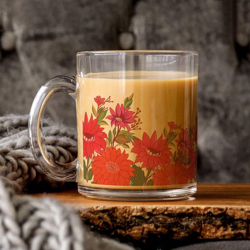 Coffee Mug - Camillia Garden Coffee Mug - 330 ML