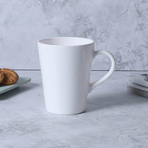 Coffee Mug - Chrosa Melamine Mug (White) - 400 ML