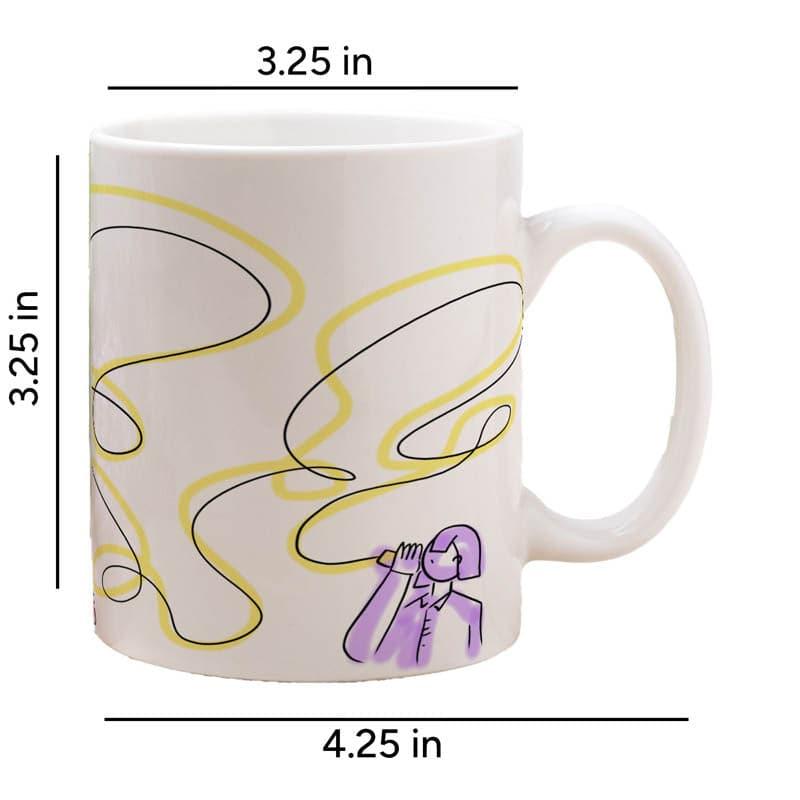 Buy Convo Over Brew Mug - 350 ML Coffee Mug from Vaaree