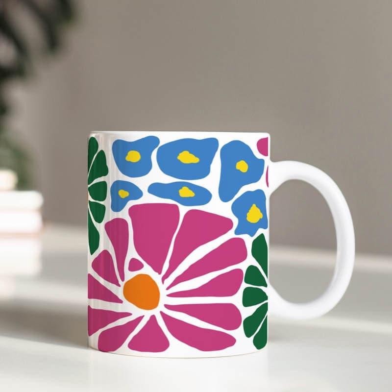 Buy Coffee Mug - Derva Flora Mug - 350 ML at Vaaree online