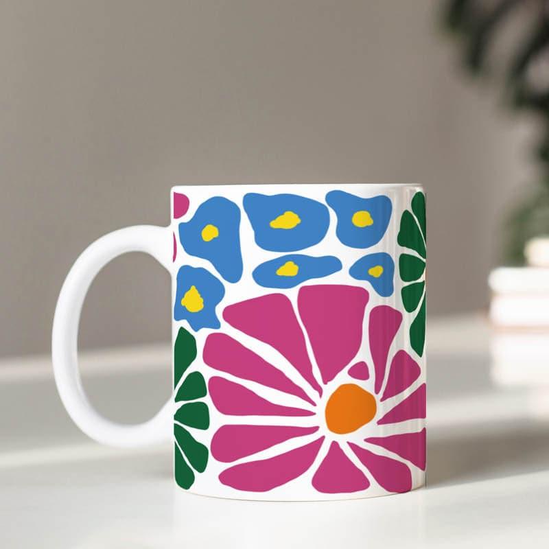 Buy Derva Flora Mug - 350 ML Coffee Mug from Vaaree