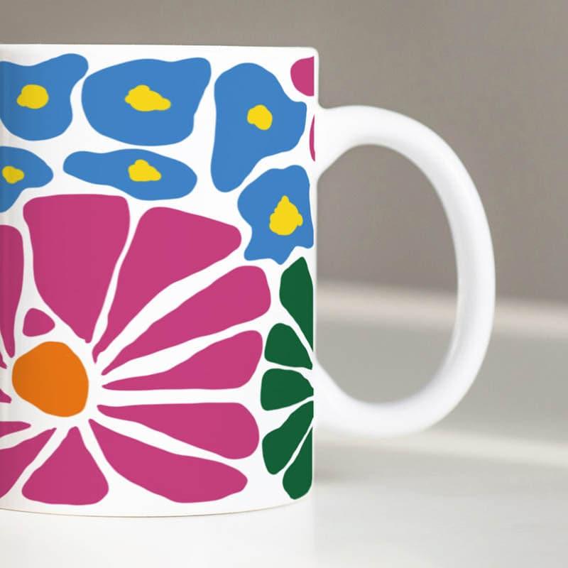 Buy Coffee Mug - Derva Flora Mug - 350 ML at Vaaree online