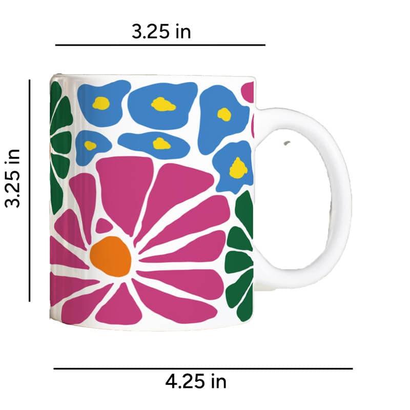 Buy Derva Flora Mug - 350 ML Coffee Mug from Vaaree